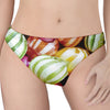 Colorful Candy Ball Print Women's Thong