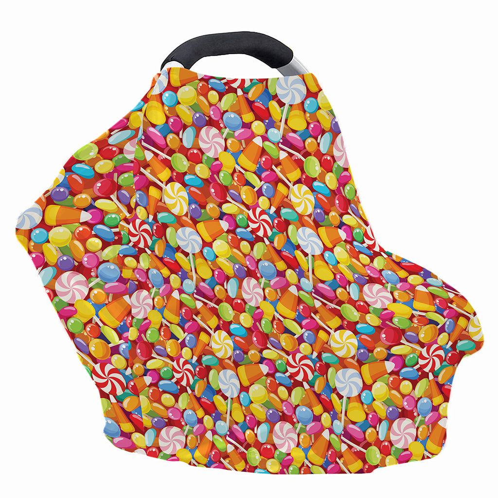 Colorful Candy Pattern Print Baby Seat Cover