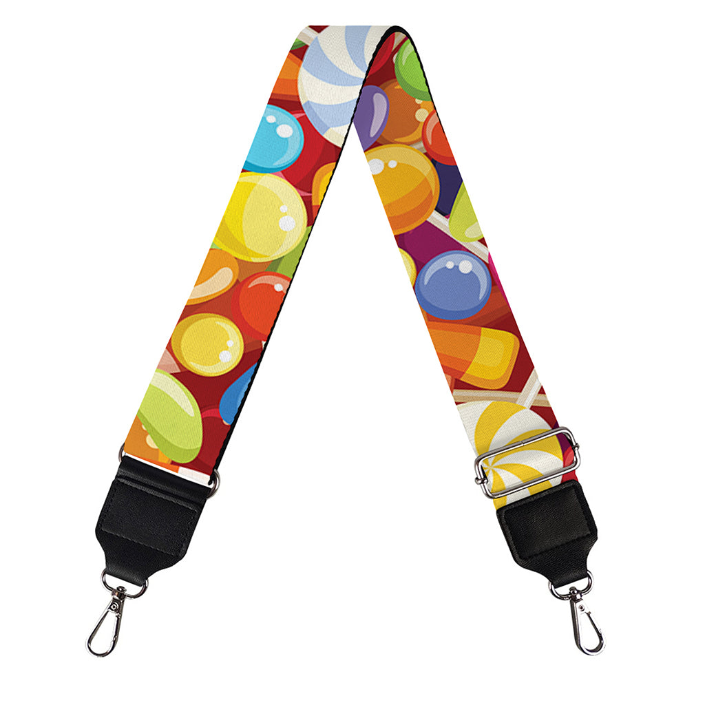 Colorful Candy Pattern Print Bag Strap