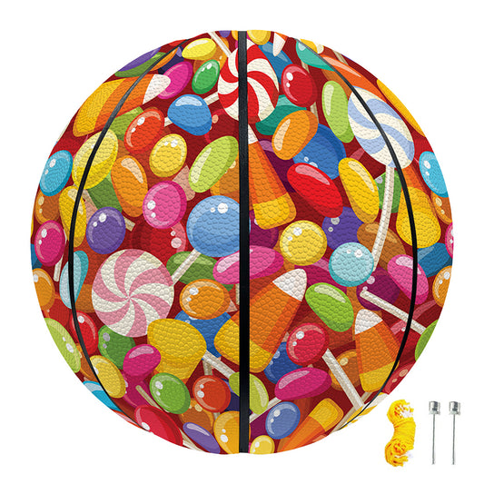 Colorful Candy Pattern Print Basketball
