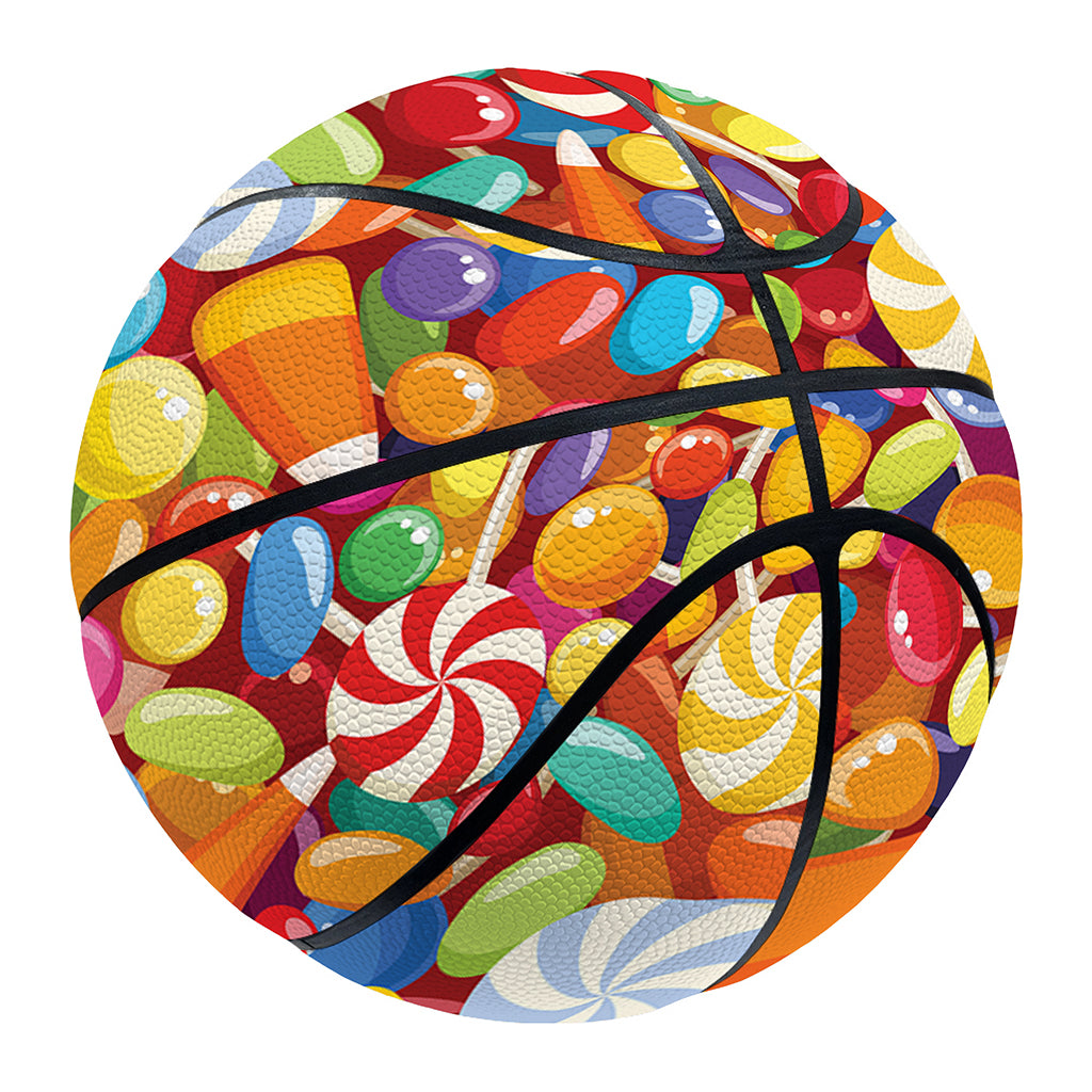 Colorful Candy Pattern Print Basketball