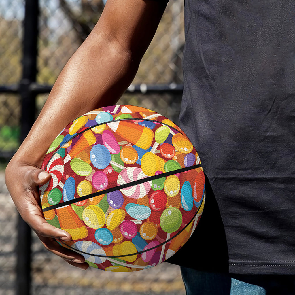 Colorful Candy Pattern Print Basketball