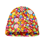 Colorful Candy Pattern Print Beanie