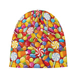 Colorful Candy Pattern Print Beanie