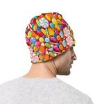 Colorful Candy Pattern Print Beanie