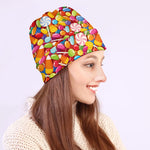 Colorful Candy Pattern Print Beanie