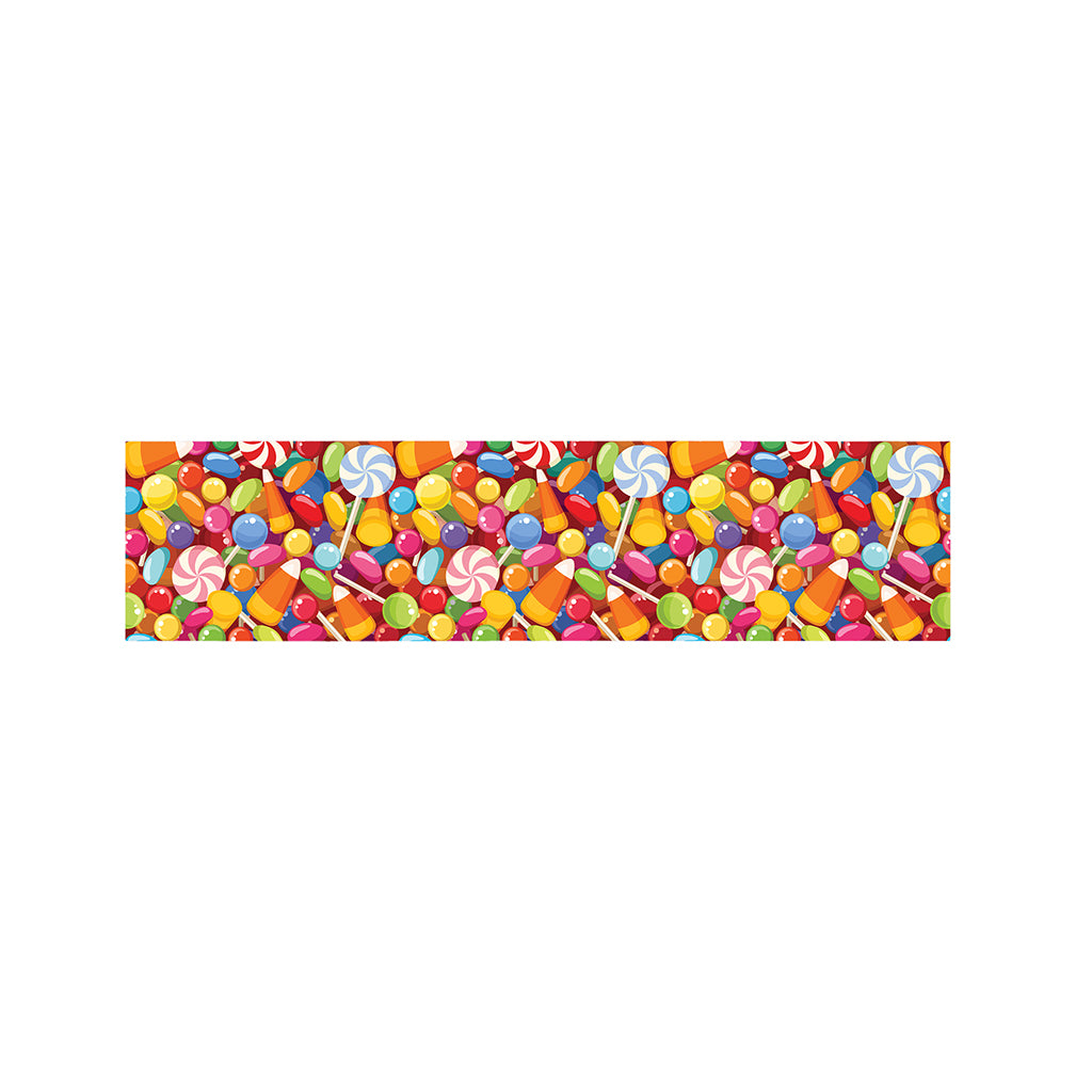 Colorful Candy Pattern Print Bed Runner