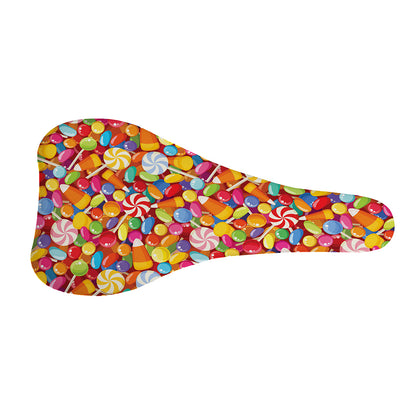 Colorful Candy Pattern Print Bicycle Seat Cover