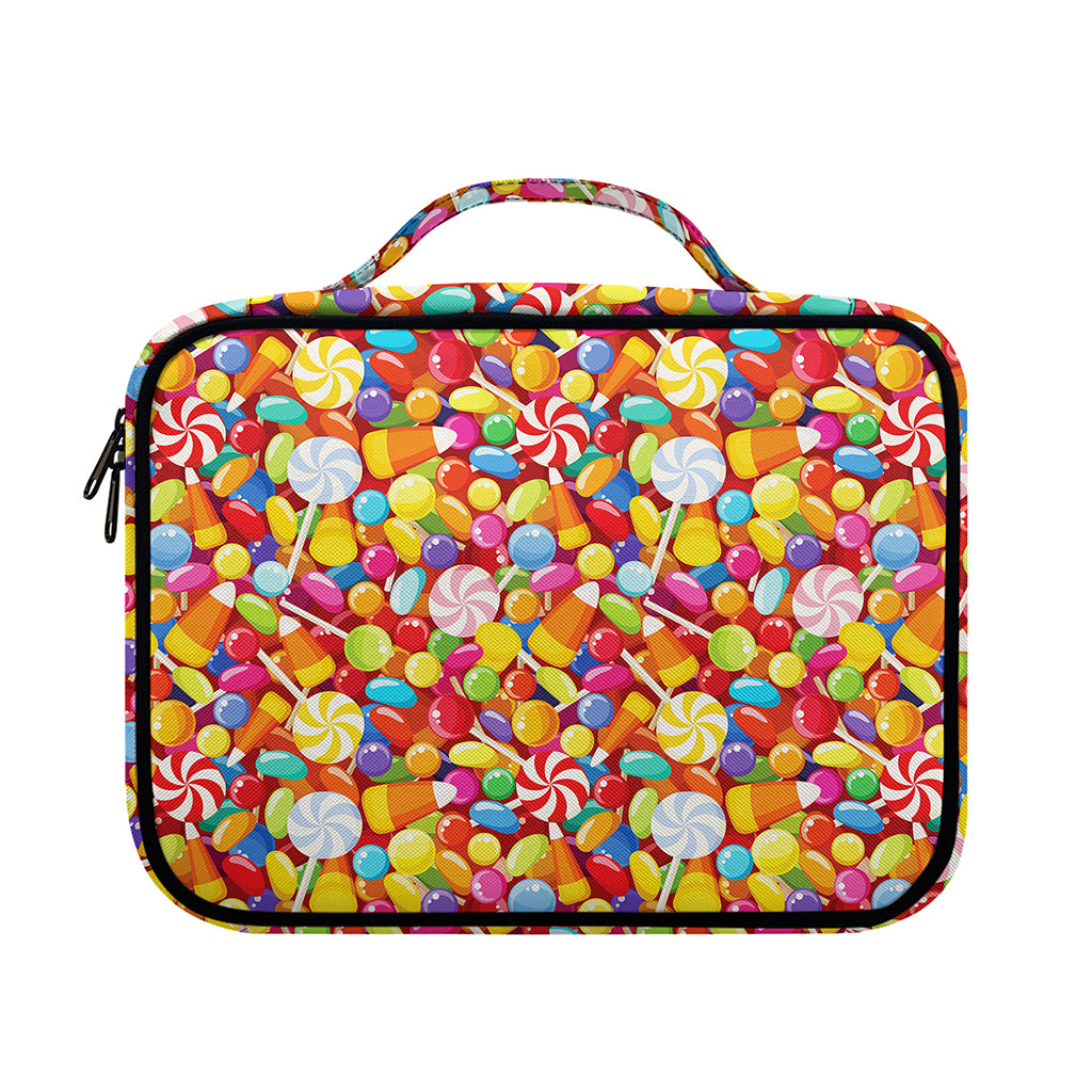 Colorful Candy Pattern Print Briefcase Bible Bag
