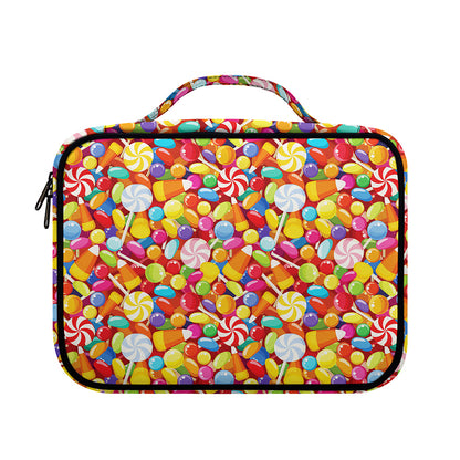Colorful Candy Pattern Print Briefcase Bible Bag