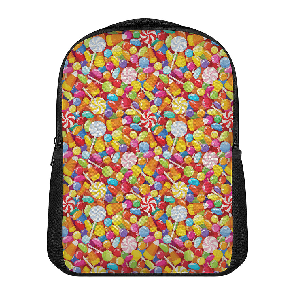 Colorful Candy Pattern Print Casual Backpack