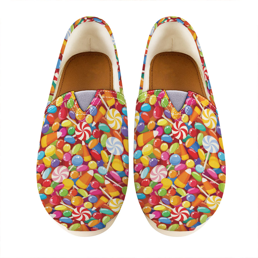Colorful Candy Pattern Print Casual Shoes