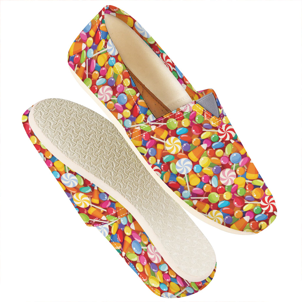 Colorful Candy Pattern Print Casual Shoes