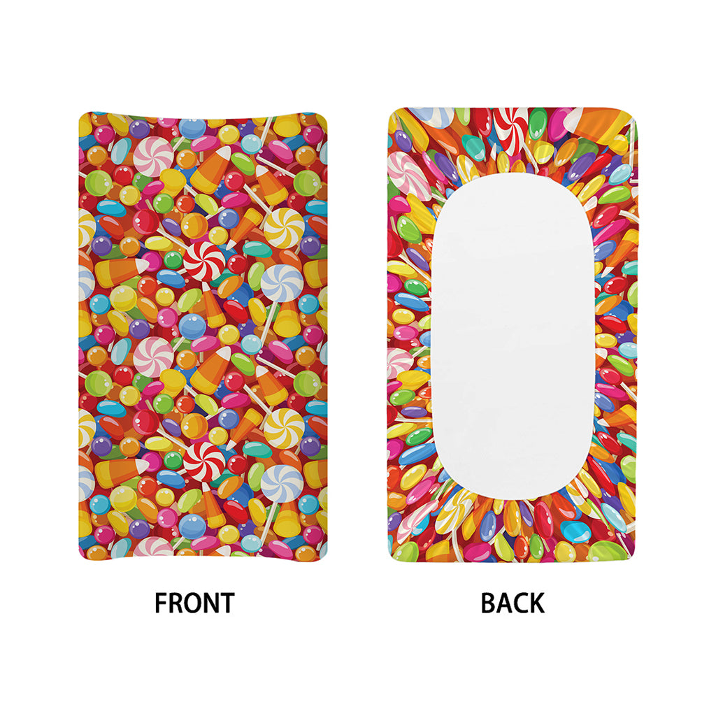 Colorful Candy Pattern Print Changing Pad Cover