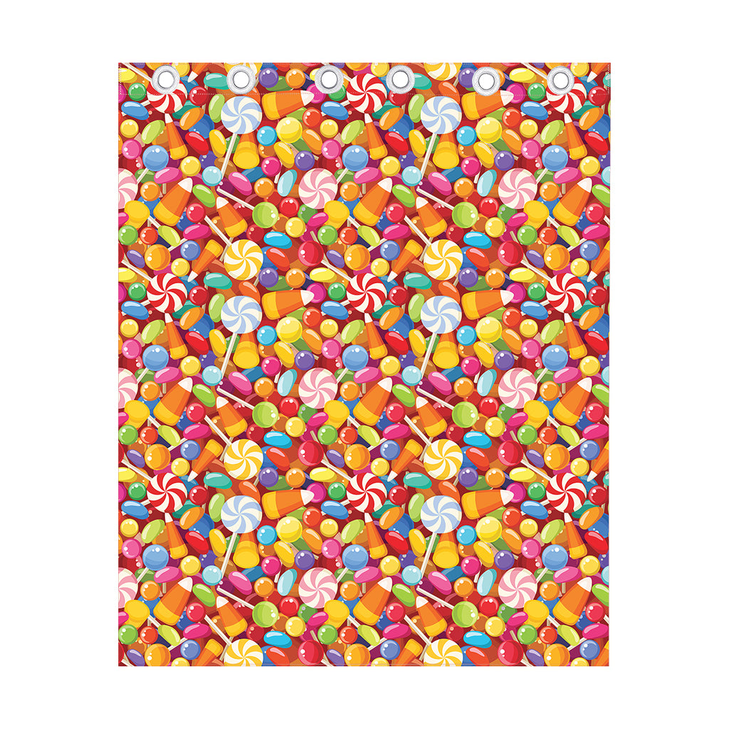 Colorful Candy Pattern Print Curtain