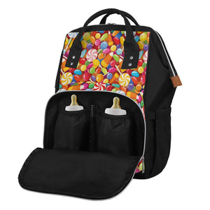 Colorful Candy Pattern Print Diaper Bag