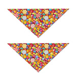 Colorful Candy Pattern Print Dog Bandana