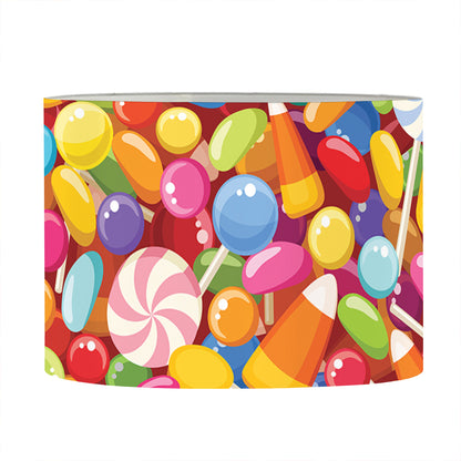 Colorful Candy Pattern Print Drum Lamp Shade