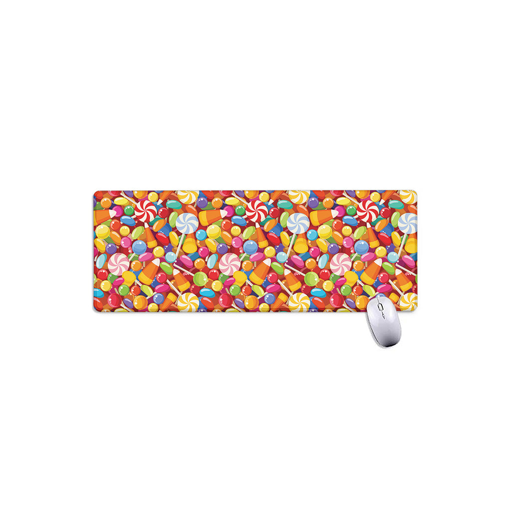 Colorful Candy Pattern Print Extended Mouse Pad