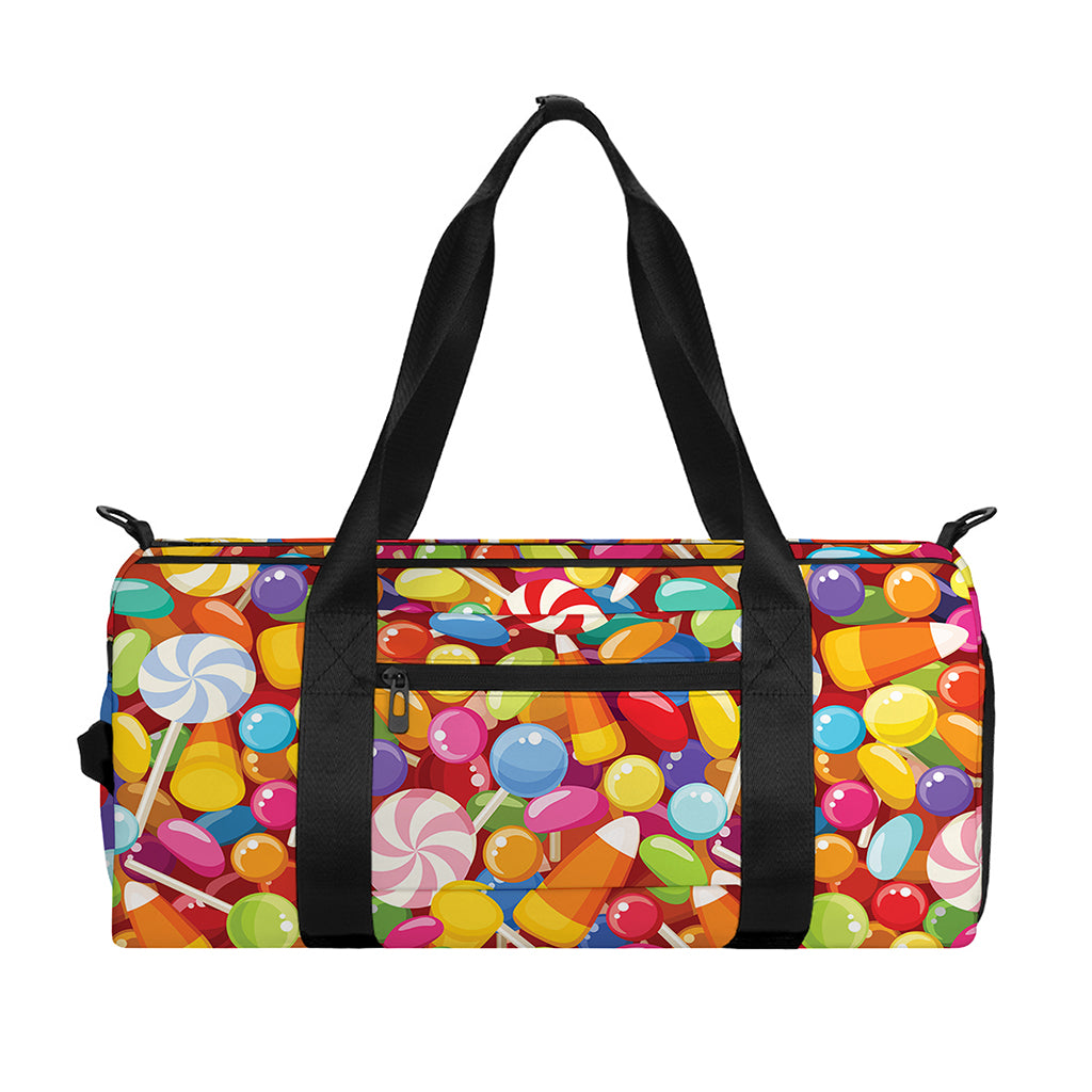 Colorful Candy Pattern Print Gym Bag