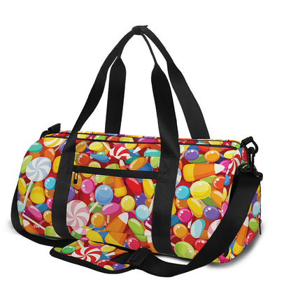 Colorful Candy Pattern Print Gym Bag