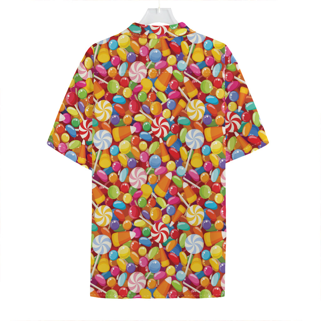 Colorful Candy Pattern Print Hawaiian Shirt