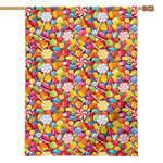 Colorful Candy Pattern Print House Flag
