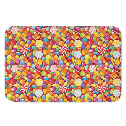 Colorful Candy Pattern Print Indoor Door Mat