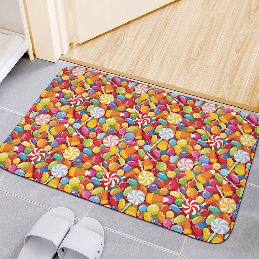 Colorful Candy Pattern Print Indoor Door Mat