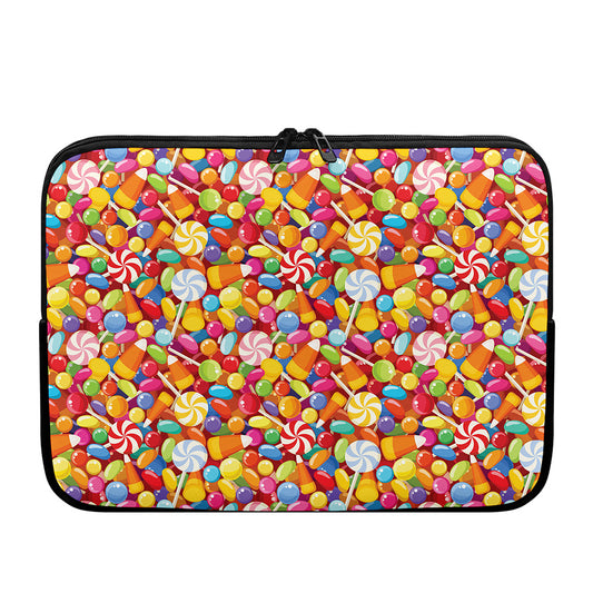 Colorful Candy Pattern Print Laptop Sleeve