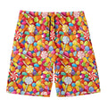 Colorful Candy Pattern Print Men's Swim Trunks