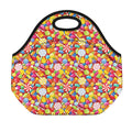 Colorful Candy Pattern Print Neoprene Lunch Bag