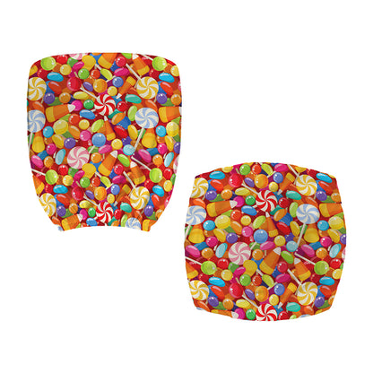Colorful Candy Pattern Print Office Chair Cover