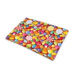 Colorful Candy Pattern Print Pet Cooling Mat Cover