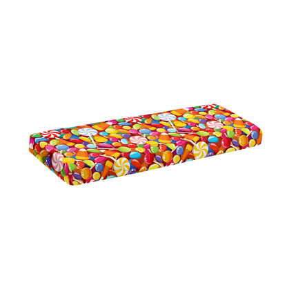 Colorful Candy Pattern Print Piano Keyboard Cover