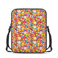 Colorful Candy Pattern Print Rectangular Crossbody Bag