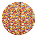 Colorful Candy Pattern Print Round Blanket