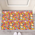 Colorful Candy Pattern Print Rubber Doormat