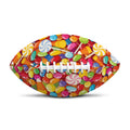 Colorful Candy Pattern Print Rugby Ball