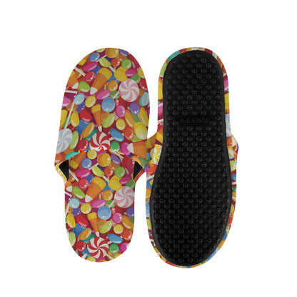 Colorful Candy Pattern Print Slippers