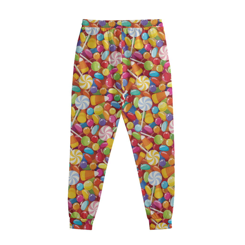 Colorful Candy Pattern Print Sweatpants