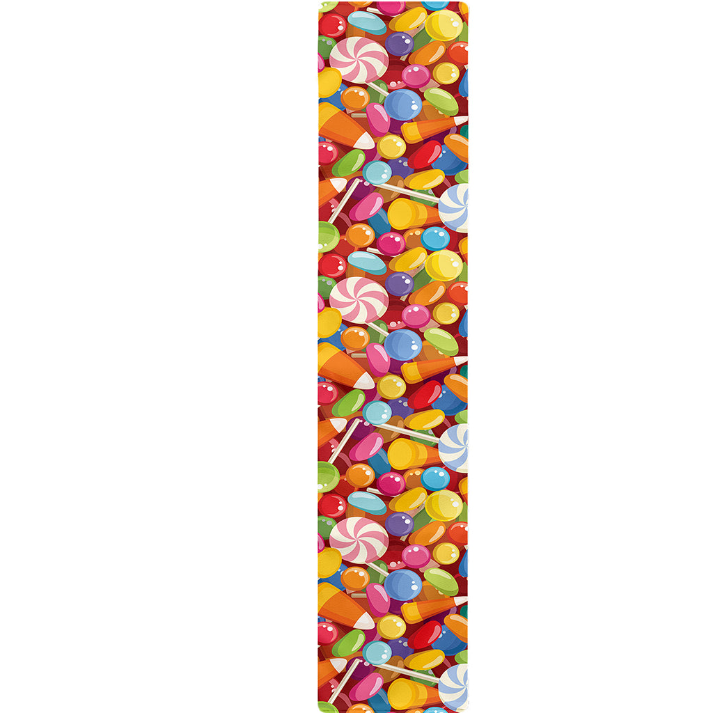 Colorful Candy Pattern Print Table Runner