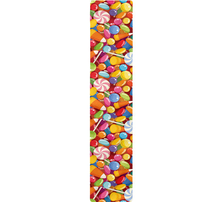 Colorful Candy Pattern Print Table Runner
