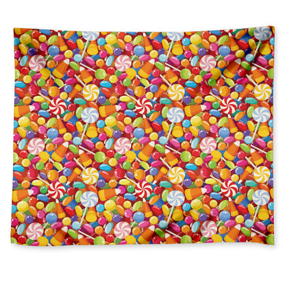 Colorful Candy Pattern Print Tapestry