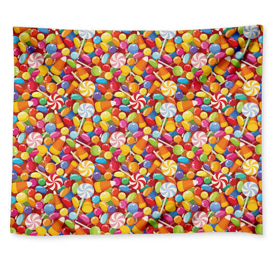 Colorful Candy Pattern Print Tapestry