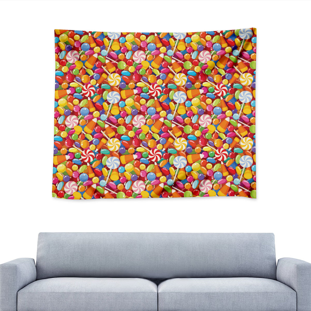Colorful Candy Pattern Print Tapestry