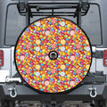 Colorful Candy Pattern Print Tire Cover With Camera Hole
