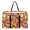 Colorful Candy Pattern Print Utility Tote Bag