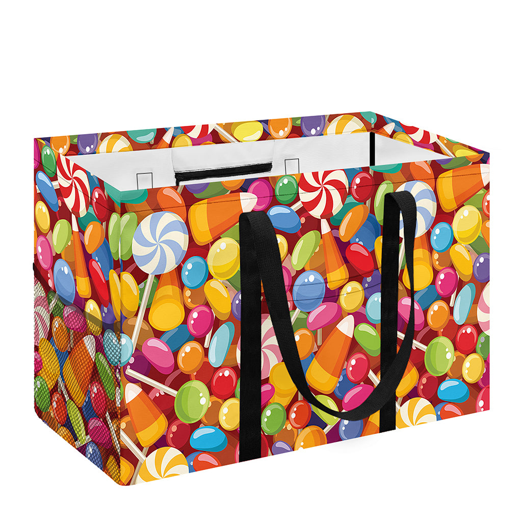Colorful Candy Pattern Print Utility Tote Bag