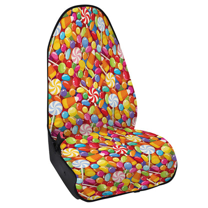 Colorful Candy Pattern Print Waterproof Car Seat Cover